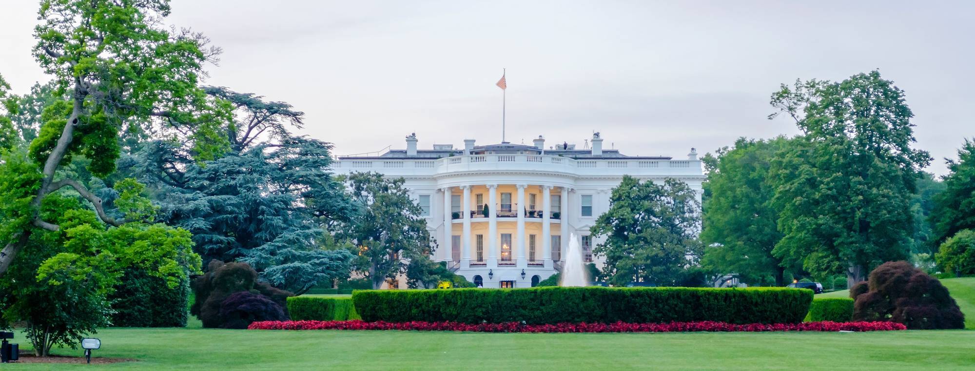 The White House grounds